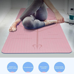 Tapis de Yoga rose