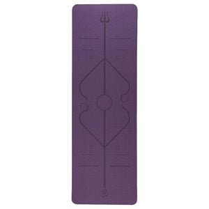 Tapis de Yoga mauve