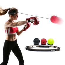 Charger l&#39;image dans la galerie, Bandeau de shadow boxing silicone avec 3 Balles de Combat différentes