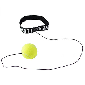 Bandeau de  shadow boxing élastique avec Balle de tennis