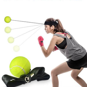 Bandeau de  shadow boxing élastique avec Balle de tennis